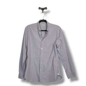 🔴 3/$15 J Crew 2-Ply 100% Cotton Long Sleeve Button-Down Shirt — Men’s M